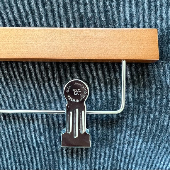 16” Wooden Pants Hanger Pack of 13 - Picture 5 of 5